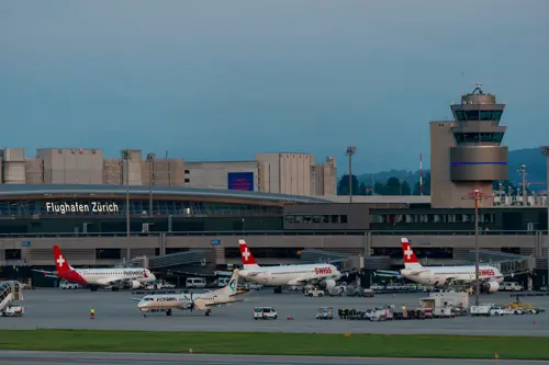 Zwei Flughäfen befinden sich in naher Umgebung zum Aargau. © Flughafen Zürich